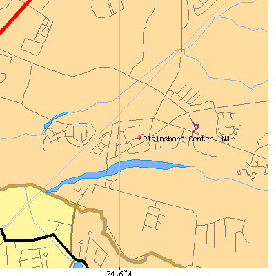 Plainsboro Center map