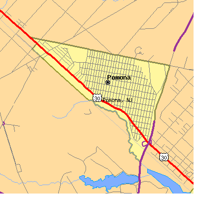 Pomona map