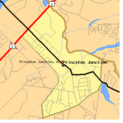 Princeton Junction map