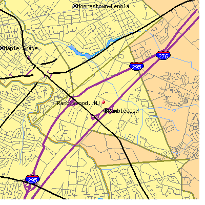 Ramblewood map