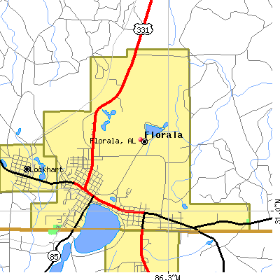 Florala map