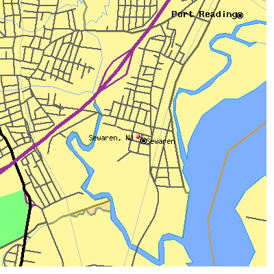 Sewaren map
