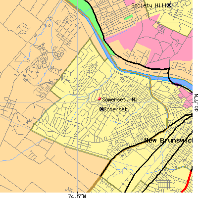 Somerset map