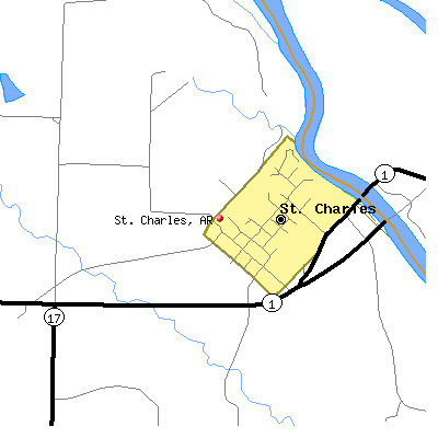 St. Charles map