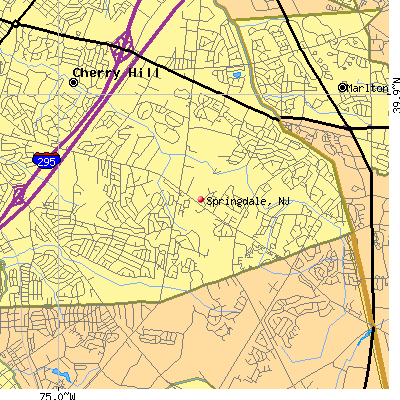 Springdale map
