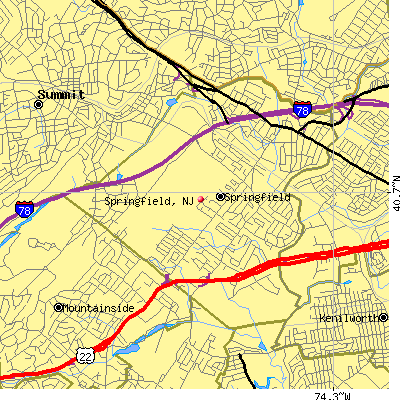 Springfield map