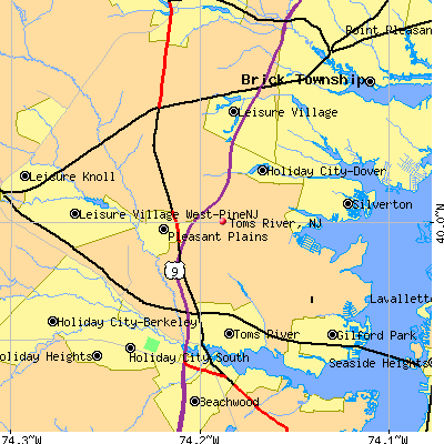 Toms River map