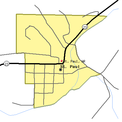 St. Paul map