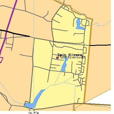 Twin Rivers map