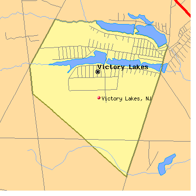 Victory Lakes map