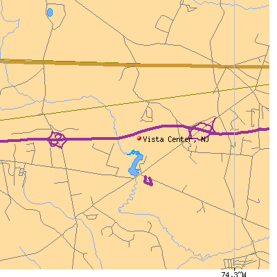 Vista Center map