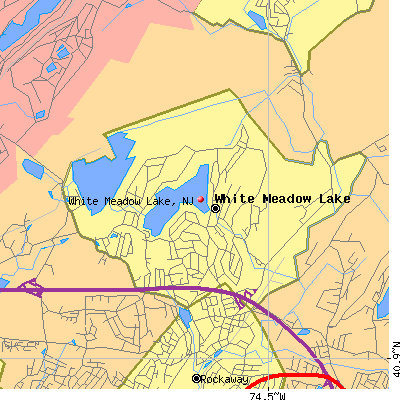 White Meadow Lake map