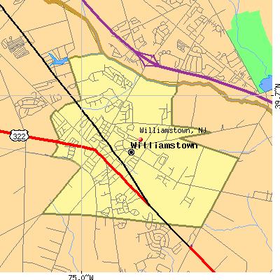Williamstown map