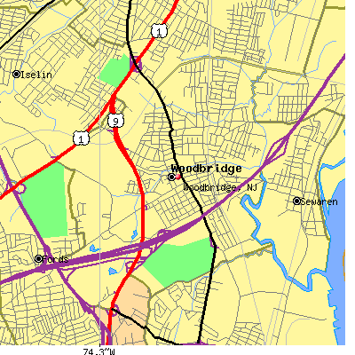 Woodbridge map