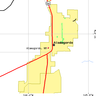 Alamogordo map