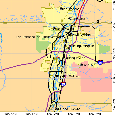 Albuquerque map
