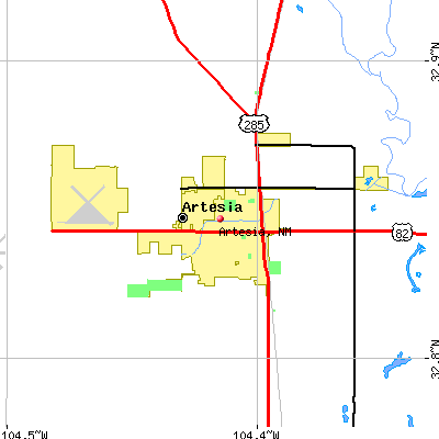 Artesia map