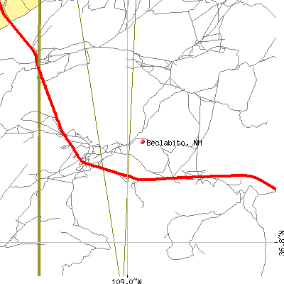 Beclabito map