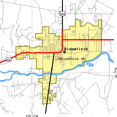 Bloomfield map