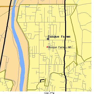 Bosque Farms map