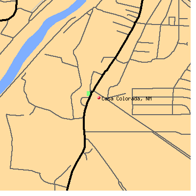 Casa Colorada map