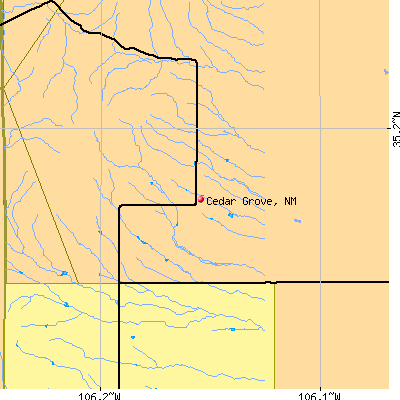 Cedar Grove map