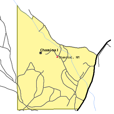 Chamisal map