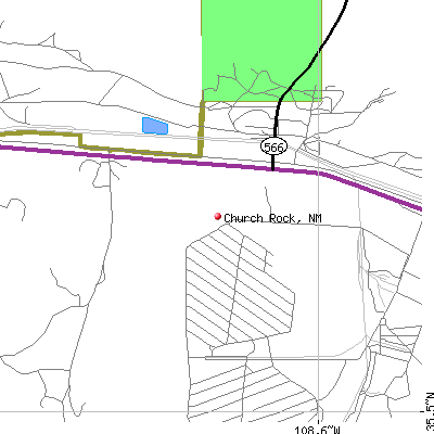 Church Rock map