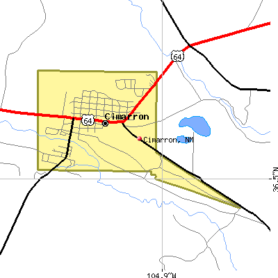 Cimarron map