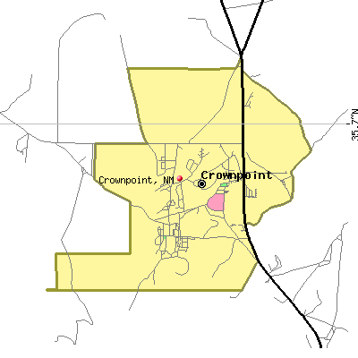 Crownpoint map