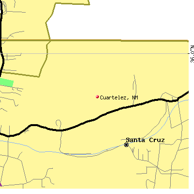 Cuartelez map