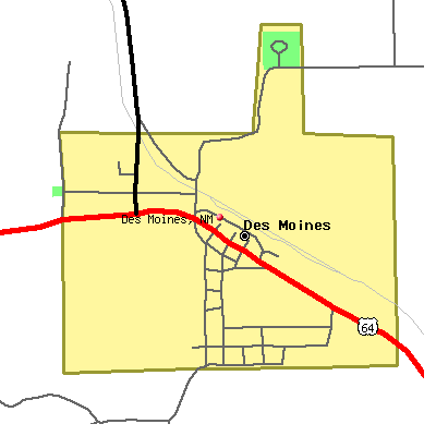 Des Moines map