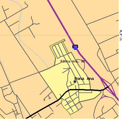 Dona Ana map