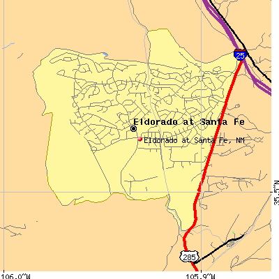 Eldorado at Santa Fe map