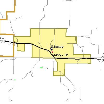 Sidney map
