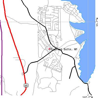 Elephant Butte map