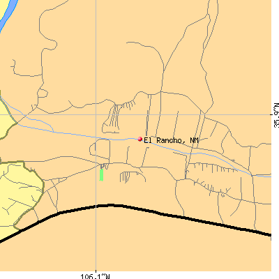 El Rancho map