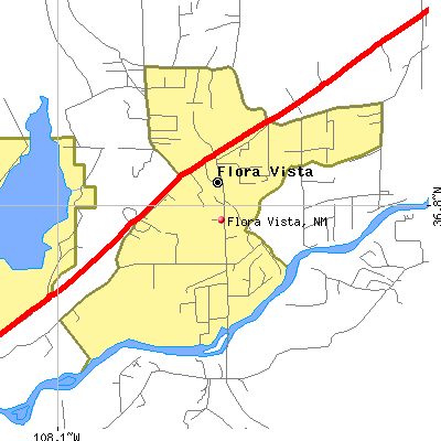 Flora Vista map