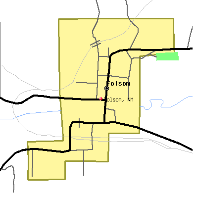 Folsom map