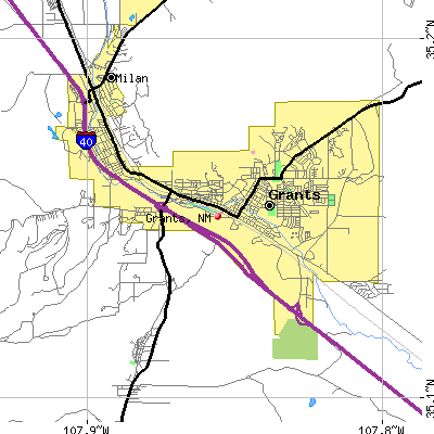Grants map