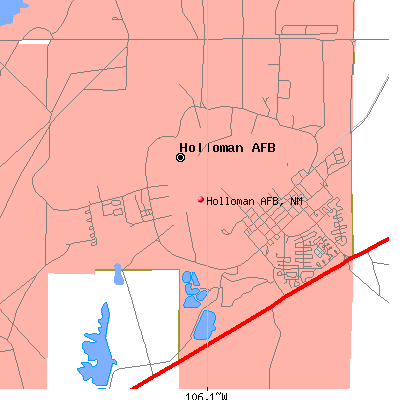 Holloman AFB map