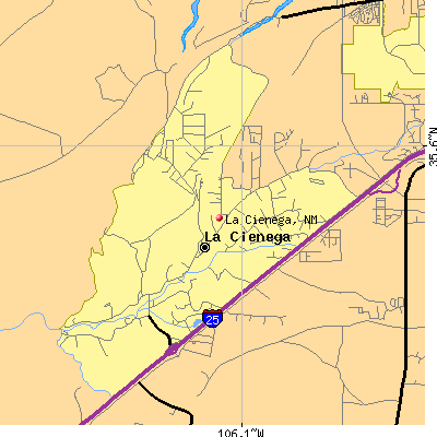 La Cienega map
