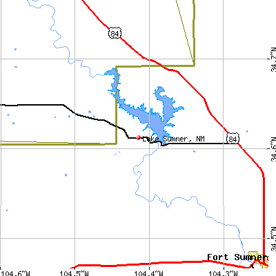 Lake Sumner map