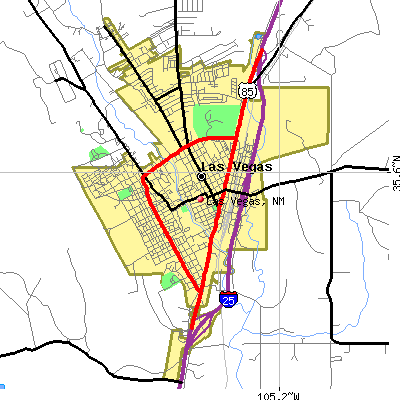 Las Vegas map