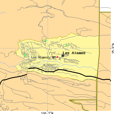 Los Alamos map