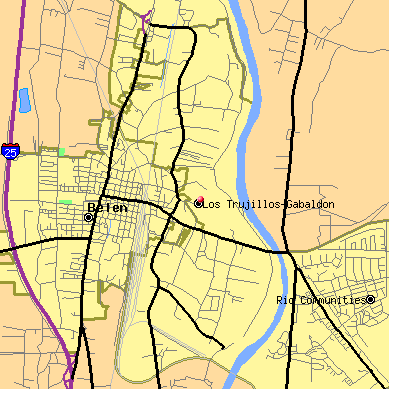 Los Trujillos-Gabaldon map