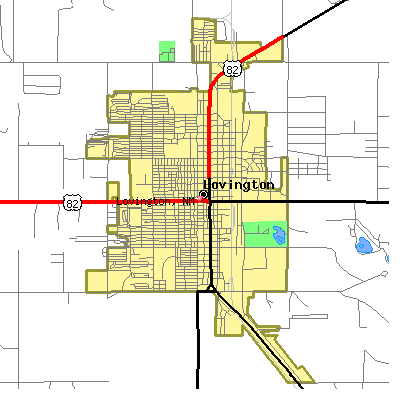 Lovington map