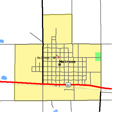 Melrose map
