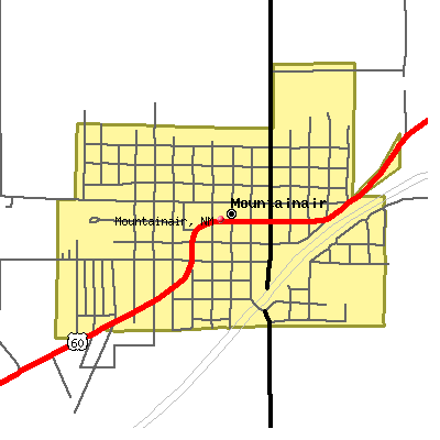 Mountainair map