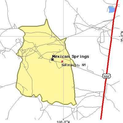 Nakaibito map